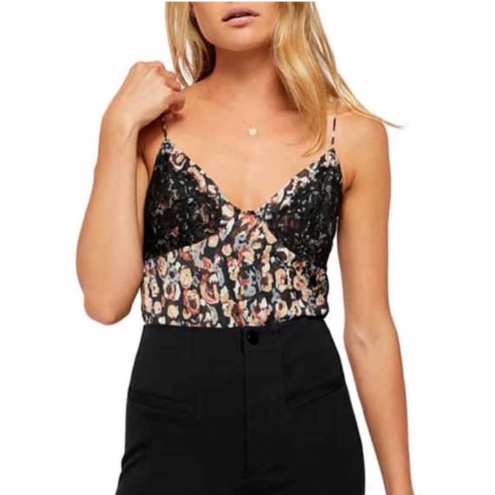 Free People Camisole Top Lace Large